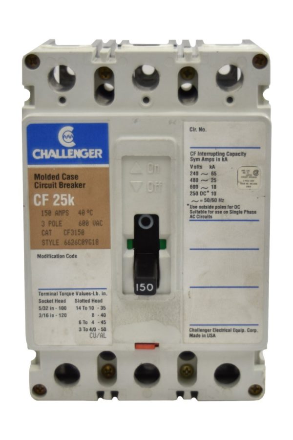 Challenger CF3100 Circuit Breaker