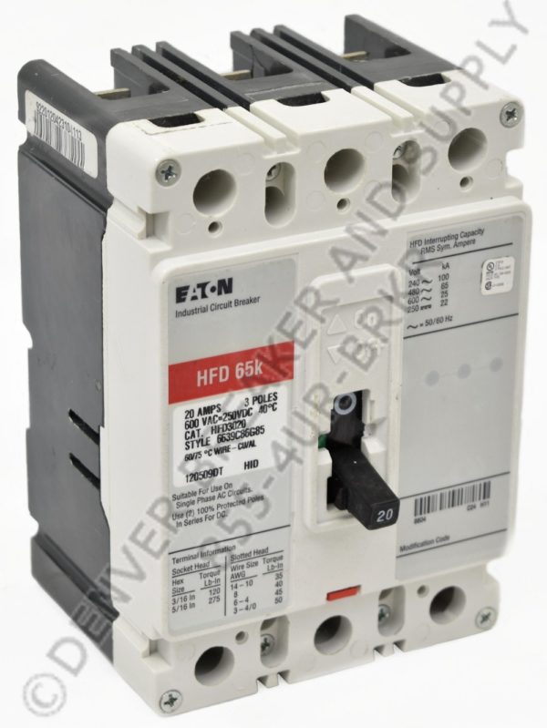 Cutler Hammer HFD3100 Circuit Breaker