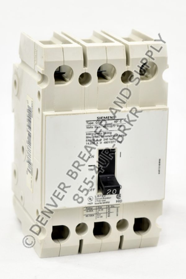 Siemens CQD6380 Circuit Breaker