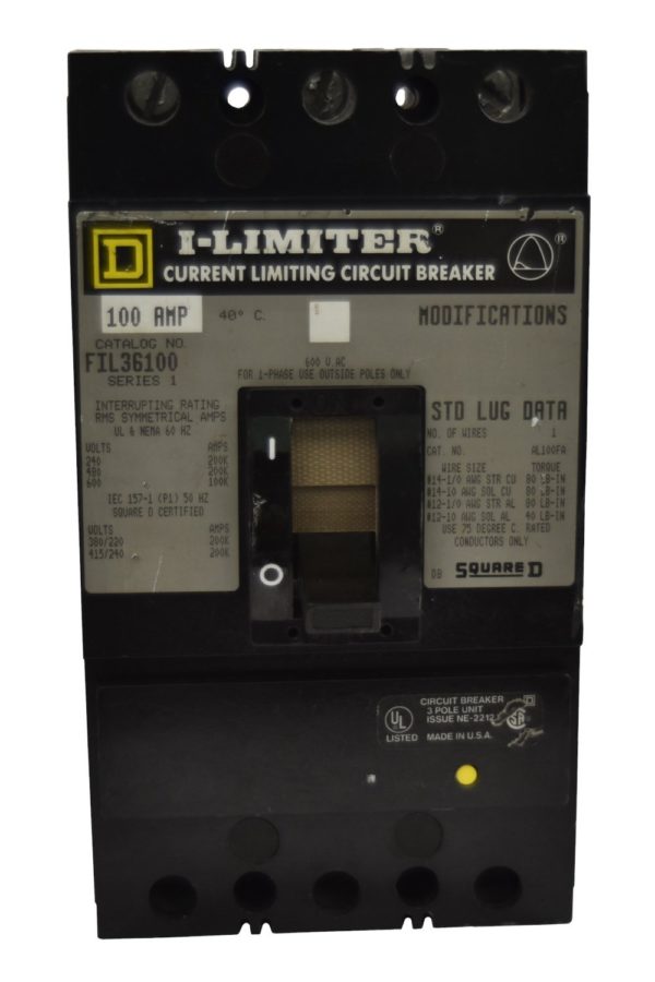 Square D FIL26025 Circuit Breaker