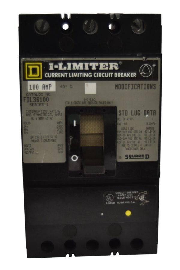 Square D FIL26020 Circuit Breaker
